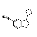 CAS#: 371251-20-6， 1-(6-Ethynyl-2,3-Dihydro-1H-Inden-1-Yl)Azetidine