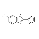 structure of CAS# 37128-74-8, 2-(2-Furyl)-1H-Benzimidazol-6-Amine;2-(furan-2-yl)-1H-1,3-benzodiazol-5-amine;2-(furan-2-yl)-1H-benzo[d]imidazol-5-amine;2-Formyl-4,5-dimethoxy-benzoic acid