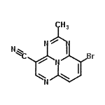 CAS#: 37160-10-4， 9-Bromo-2-Methyl-1,3,6,9B-Tetraazaphenalene-4-Carbonitrile
