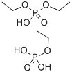 structure of CAS# 37203-76-2, Ethyl phosphate mono- and di- ester mixture;Ap 2 (Phosphate);D 24340