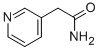 structure of CAS# 3724-16-1, 2-(Pyridin-3-Yl)Acetamide;2-(PYRIDIN-3-YL)ACETAMIDE;3-Pyridineacetamide, 99%