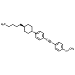 CAS#: 372983-17-0， 1-Methoxy-4-{[4-(trans-4-Pentylcyclohexyl)Phenyl]Ethynyl}Benzene