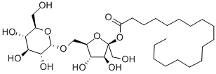 CAS#: 37318-31-3， alpha-D-Glucopyranoside, beta-D-Fructofuranosyl, Octadecanoate