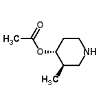 CAS#: 373603-72-6， (3R,4R)-3-Methyl-4-Piperidinyl Acetate