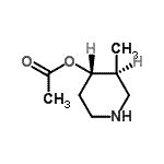 CAS#: 373604-40-1， [(3S,4S)-3-Methyl-4-Piperidyl] Acetate