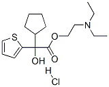 CAS#: 3737-35-7， 2-Diethylaminoethyl 2-Cyclopentyl-2-Hydroxy-2-Thiophen-2-Ylacetate Hydrochloride