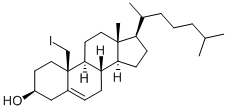 structure of CAS# 37414-03-2, 19-Iodocholesterol