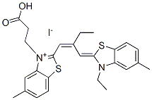 CAS#: 37422-04-1， 3-[2-[(E)-2-[(Z)-(3-Ethyl-5-Methyl-1,3-Benzothiazol-2-Ylidene)Methyl]But-1-Enyl]-5-Methyl-2H-1,3-Benzothiazol-1-Ium-3-Yl]Propanoic Acid Iodide