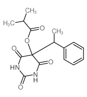 CAS#: 37431-39-3， [2,4,6-Trioxo-5-(1-Phenylethyl)-1,3-Diazinan-5-Yl] 2-Methylpropanoate