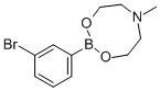 structure of CAS# 374538-00-8, 3-Bromobenzeneboronic Acid N-Methyldiethanolamine Ester;3-BROMOPHENYLBORONIC ACID N-METHYL DIETHANOLAMINE CYCLIC ESTER;3-BROMOBENZENEBORONIC ACID N-METHYLDIETHANOLAMINE CYCLIC ESTER;3-BROMOBENZENEBORONIC ACID N-METHYLDIETHANOLAMINE ESTER