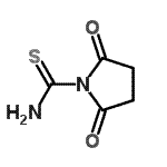 CAS#: 37454-84-5， 2,5-Dioxo-1-Pyrrolidinecarbothioamide