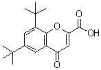 结构式 CAS# 37456-21-6, 6,8-二(叔丁基)-4-氧代-4H-苯并吡喃-2-羧酸