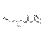 CAS#: 374729-51-8， 2-Methyl-2-Propanyl [(2R,3E)-2-Methyl-3-Hexen-5-Yn-1-Yl]Carbamate