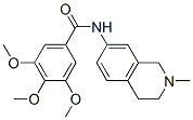 CAS 登录号：37481-34-8， 3,4,5-三甲氧基-N-(2-甲基-3,4-二氢-1H-异喹啉-7-基)苯甲酰胺