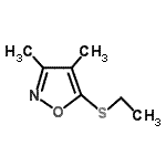 CAS#: 37543-61-6， 5-(Ethylsulfanyl)-3,4-Dimethyl-1,2-Oxazole