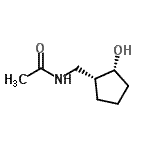 CAS#: 375819-09-3， N-{[(1R,2R)-2-Hydroxycyclopentyl]Methyl}Acetamide