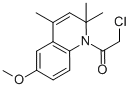 结构式 CAS# 375833-63-9, 2-氯-1-(6-甲氧基-2,2,4-三甲基喹啉-1-基)乙酮