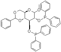 CAS#: 37605-43-9， Methyl 2,3-Bis-O-Diphenylphosphino-4,6-O-Benzylideneglucopyranoside