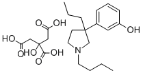 CAS#: 37627-57-9， 3-(1-Butyl-3-propyl-3-pyrrolidinyl)phenol citrate