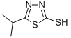 CAS 登录号：37663-52-8， 5-异丙基-1,3,4-噻二唑-2-硫醇