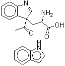 CAS#: 376646-58-1， 3-(3-Acetyl-3H-Indol-3-Yl)Alanine - 1H-Indole (1:1)