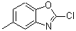 structure of CAS# 3770-60-3, 2-Chloro-5-Methyl-1,3-Benzoxazole;2-chloro-5-methyl-1,3-benzoxazole;2-Chloro-5-methylbenzo[d]oxazole;MFCD08060050
