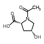 CAS#: 37712-75-7， (4R)-1-Acetyl-4-Hydroxy-D-Proline