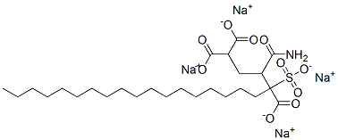 CAS 登录号：37767-39-8， (2S)-2-(十八烷基氨基)丁二酸, 2-磺基丁二酸