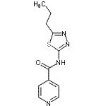 CAS#: 378207-05-7， N-(5-Propyl-1,3,4-Thiadiazol-2-Yl)Isonicotinamide
