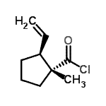 CAS#: 378782-23-1， (1R,2S)-1-Methyl-2-Vinylcyclopentanecarbonyl Chloride