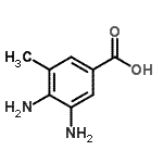 CAS#: 37901-95-4， 3,4-Diamino-5-Methylbenzoic Acid