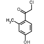 CAS#: 37904-71-5， 2-Chloro-1-(4-Hydroxy-2-Methylphenyl)Ethanone