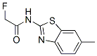CAS#: 37968-25-5， 2-Fluoro-N-(6-Methyl-2-Benzothiazolyl)-Acetamide