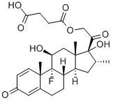 CAS#: 3800-86-0， (11B,16A)-21-(3-Carboxy-1-Oxopropoxy)-9-Fluoro-11,17-Dihydroxy-16-Methyl-Pregna-1,4-Diene-3,20-Dione