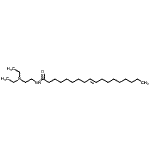 structure of CAS# 3804-52-2, (9E)-N-[2-(Diethylamino)Ethyl]-9-Octadecenamide;N-(2-Diethylaminoethyl)-Oleamide;N,N-Diethyl-N'-oleoylethylenediamine;MFCD03939446