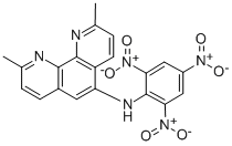 structure of CAS# 380482-30-4, 2,9-Dimethyl-N-(2,4,6-trinitrophenyl)-1,10-phenanthrolin-5-amine;2,9-Dimethyl-5-(2,4,6-Trinitroanilino)-1,10-Phenanthroline,  N-Picryl-2,9-Dimethyl-O-Phenanthroline-5-Amine;2 9-DIMETHYL-5-PICRYLAMINO-O-PHEN-