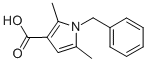 structure of CAS# 3807-61-2, 1-Benzyl-2,5-dimethyl-1H-pyrrole-3-carboxylic acid