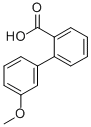 结构式 CAS# 38087-96-6, 2-联苯-(3'-甲氧基)羧酸