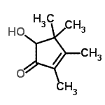 CAS 登录号：380897-51-8， 5-羟基-2,3,4,4-四甲基-2-环戊烯-1-酮