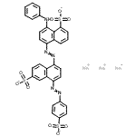 CAS#: 38125-00-7， Trisodium 8-Anilino-5-[[6-Sulfonato-4-(4-Sulfonatophenyl)Azo-1-Naphthyl]Azo]Naphthalene-1-Sulfonate