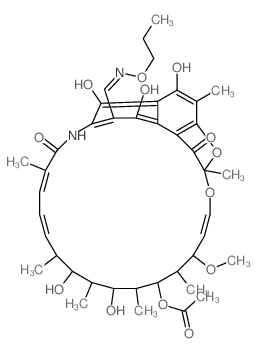 CAS#: 38128-91-5， 3-[(Propoxyimino)methyl]rifamycin