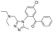 CAS#: 38150-34-4， [5-Chloro-2-[3-(Diethylaminomethyl)-5-Methyl-1,2,4-Triazol-4-Yl]Phenyl]-Phenylmethanone