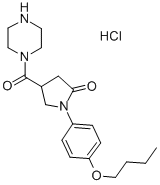 CAS#: 38160-20-2， 1-(4-Butoxyphenyl)-4-(Piperazine-1-Carbonyl)Pyrrolidin-2-One Hydrochloride