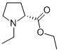 structure of CAS# 381670-33-3, (R)-(+)-1-Ethyl-2-Pyrrolidinecarboxylic Acid Ethyl Ester