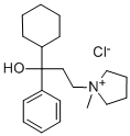 CAS#: 3818-88-0， 1-Cyclohexyl-3-(1-Methylpyrrolidin-1-Ium-1-Yl)-1-Phenylpropan-1-Ol Chloride