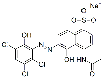 CAS#: 3819-12-3， Sodium (6Z)-4-Acetamido-5-Oxo-6-[(2,3,5-Trichloro-6-Hydroxyphenyl)Hydrazinylidene]Naphthalene-1-Sulfonate