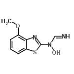 CAS#: 382136-37-0， N-Hydroxy-N-(4-methoxy-1,3-benzothiazol-2-yl)imidoformamide