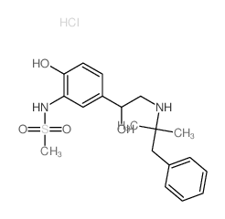 structure of CAS# 38241-28-0, N-[2-Hydroxy-5-[1-Hydroxy-2-[(2-Methyl-1-Phenylpropan-2-Yl)Amino]Ethyl]Phenyl]Methanesulfonamide Hydrochloride;N-[5-[2-[(1,1-Dimethyl-2-Phenyl-Ethyl)Amino]-1-Hydroxy-Ethyl]-2-Hydroxy-Phenyl]Methanesulfonamide Hydrochloride;N-[5-[2-[(1,1-Dimethyl-2-Phenylethyl)Amino]-1-Hydroxyethyl]-2-Hydroxyphenyl]Methanesulfonamide Hydrochloride;N-[2-Hydroxy-5-[1-Hydroxy-2-[(2-Methyl-1-Phenyl-Propan-2-Yl)Amino]Ethyl]Phenyl]Methanesulfonamide Hydrochloride