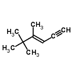 CAS#: 38253-09-7， (3E)-4,5,5-Trimethyl-3-Hexen-1-Yne