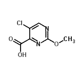 CAS#: 38275-36-4， 5-Chloro-2-Methoxy-4-Pyrimidinecarboxylic Acid